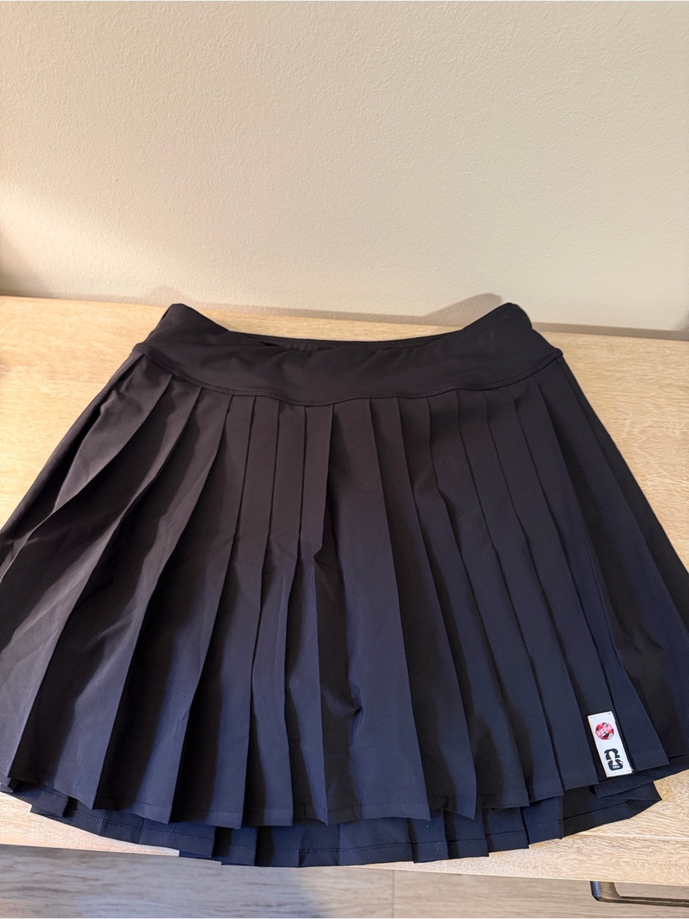 Coca-Cola FIFA World Cup Pleated Athletic Skort Black Built-In Shorts Size M
